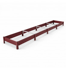 Грядка 1x4 метра - Винно-красный (RAL 3005)